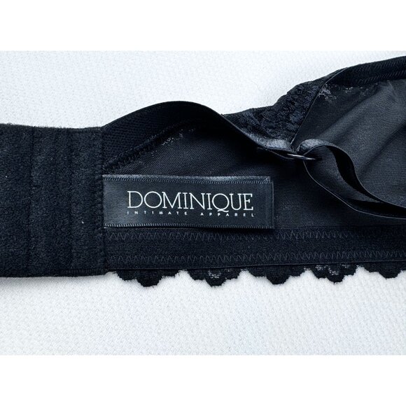 Dominique Apparel Black Bra 3501 Lace Underwire Support Padded Size 44C NWT - Picture 7 of 10